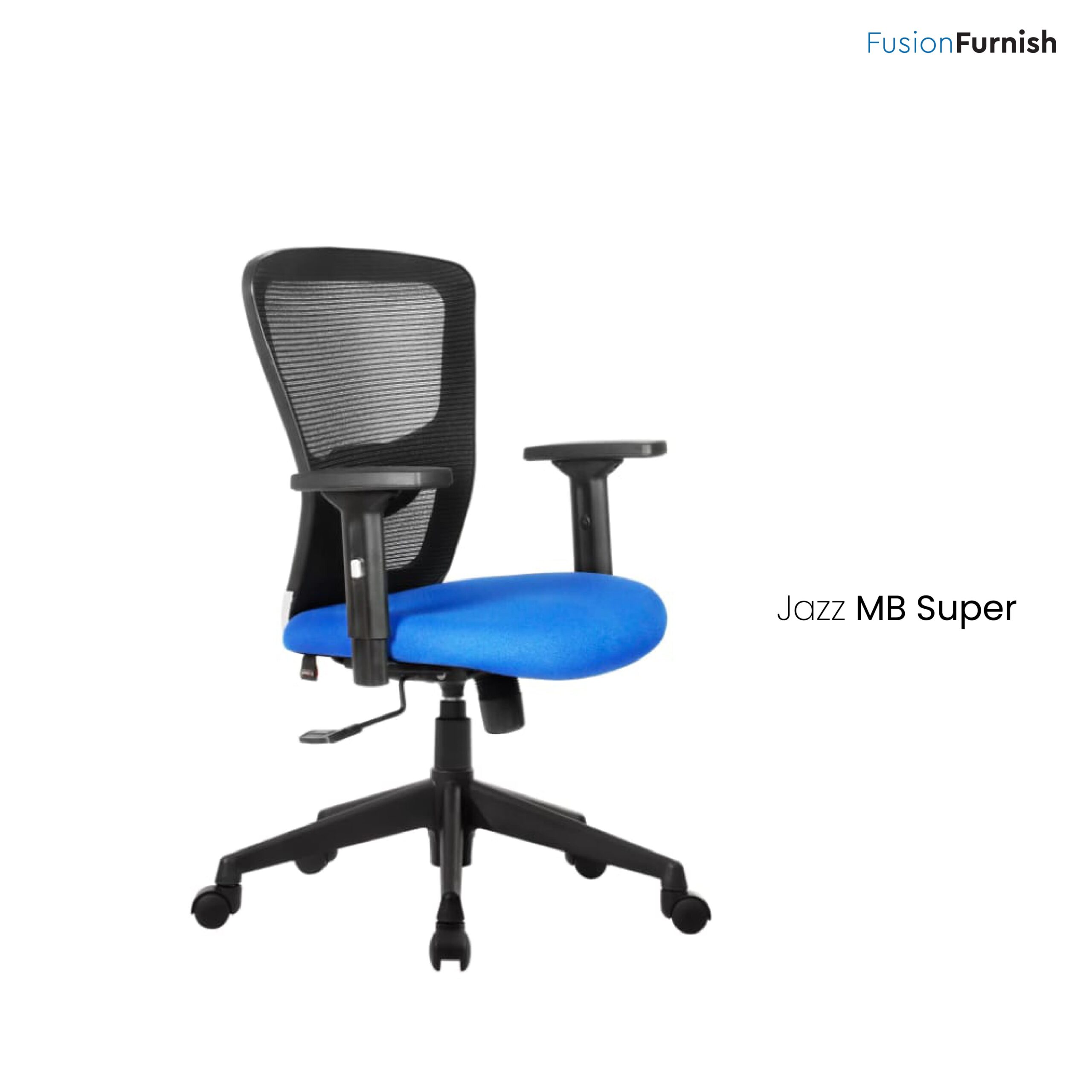 JAZZ MB SUPEROur Jazz series of desk chairs are specially designed to give lumbar support, and an adjustable armrest and brake mechanism offer utmost comfort and stability even when you need to work nonstop.